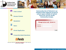 Tablet Screenshot of dppermits.dpcdsb.org